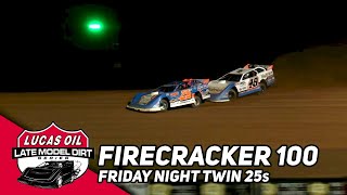 2023 Highlights  Firecracker 100  Night 2  Lernerville Speedway [upl. by Aenahs]