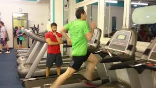 Treadmill Challenge 1 minute at 25 kmh [upl. by Aldous]