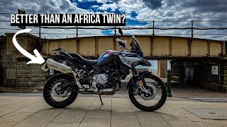 BMW 850 GS First ride does it compete with the Africa Twin [upl. by Nyliuqcaj]