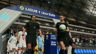 Gameplay FC 24  Olympique de Marseille  FC Nantes  Ligue 1 Uber Eats  20232024 [upl. by Anotal]