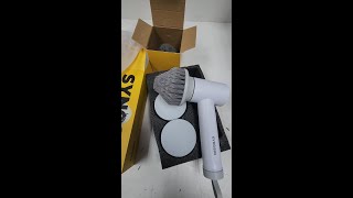 Synoshi Spin Scrubber Unboxing and Brush Attachment demo whats in the box [upl. by Anora]