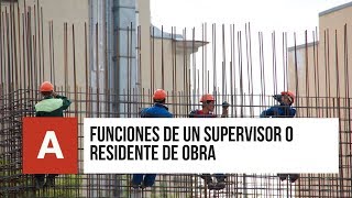 ▷ ¿Cuales con las FUNCIONES de un RESIDENTE DE OBRA ✅ [upl. by Yblehs324]