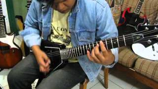 Samick JTR SV10 Sylvia Roadster Flying V Electric Guitar demo by Eka Yuana [upl. by Nnaeus861]