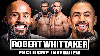 ROBERT WHITTAKER on KHAMZAT CHIMAEV quotNobody Wants To Fight Himquot  EXCLUSIVE INTERVIEW [upl. by Smitty]