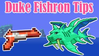 Defeating Master Duke Fishron Pre Mech Boss  Guide [upl. by Tocs811]