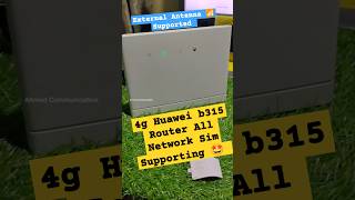 Huawei b315 4g Router With Outdoor Antenna 📶 Supporting  Unlocked All Network Sim Supported [upl. by Hescock]