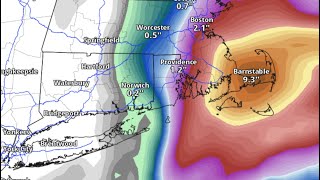 Historic Rainfall Underway Cape Cod [upl. by Etselec231]