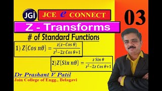 Z Transforms of Cos n𝜽 amp Sin n𝜽  18mat31  Dr Prashant Patil [upl. by Ithnan417]