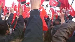 Devlet Bahçeli Andımız  05102013 Demokrasi Mitingi [upl. by Neoma]