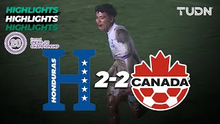 HIGHLIGHTS  Honduras vs Canadá  CONCACAF Sub20 Championship  TUDN [upl. by Oidacra]