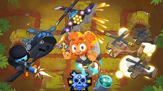 Logs CHIMPS Black Border with Rosalia amp Axis of Heli and Monkey Sub Bloons TD 6 [upl. by Tennos]