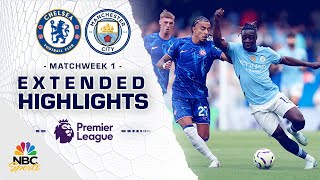 Chelsea v Manchester City  PREMIER LEAGUE HIGHLIGHTS  8182024  NBC Sports [upl. by Keelia]