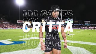 Stephen Crichton  100 NRL Games Highlights [upl. by Avlis]