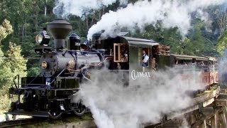 Climax Returns  Geared Steam Engine at Puffing Billy Railway Australian Trains [upl. by Neidhardt703]