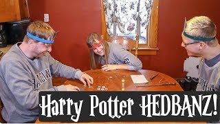 HARRY POTTER GAME ⚡️ Playing Hedbanz [upl. by Nonnaer]