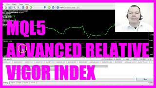 MQL5 TUTORIAL  ADVANCED RELATIVE VIGOR INDEX [upl. by Awram]