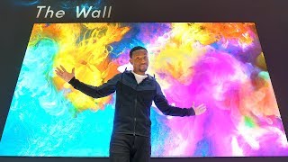 The Biggest Samsung TVs Ive Ever Seen  CES [upl. by Inava158]