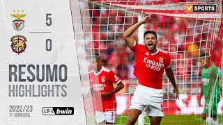 Highlights  Resumo Benfica 50 Marítimo Liga 2223 7 [upl. by Iaka]