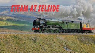 STEAM AT SELSIDE ON THE SETTLE TO CARLISE LINE [upl. by Oliy]