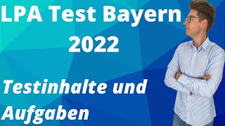 LPA Test Bayern 2023  Auswahlprüfung Ausbildungsplätze 2 QE  Testinhalte und Aufgaben [upl. by Marthena]