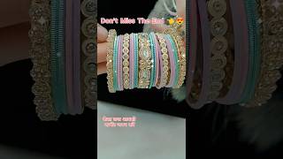 Light Colors Bangles Set Design 🔥 shorts Chudimahal youtubeshorts shortvideo ytshorts bangles [upl. by Mariquilla891]