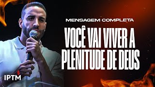 MENSAGEM COMPLETA Você Vai Viver a Plenitude De Deus  Pr Leonardo Sale [upl. by Cyrus486]