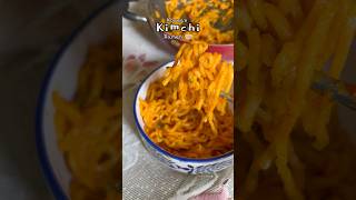 Korean ramen noodles kimchinoodles ramen ramennoodle shortvideo shorts recipe christmas [upl. by Friedlander]