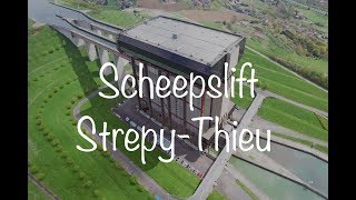 73 meter omhoog en omlaag de scheepslift van Strepy Thieu [upl. by Humph]