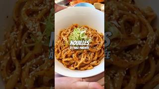 Nouilles UDON à lhuile pimentée 🔥🤤 [upl. by Atin]