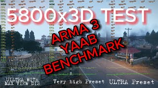 5800x3 ARMA 3 YAAB BENCHMARK [upl. by Rediah236]