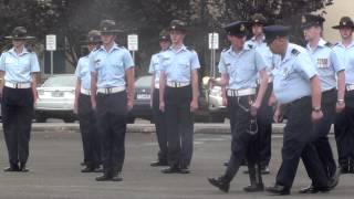 End of year parade of quotAustralian Air Force Cadetsquot601 Squadron Keswick Barracks South Australia [upl. by Eivi522]