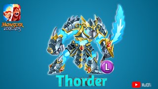 How To Breed Thorder  Monster Legends [upl. by Nalim]