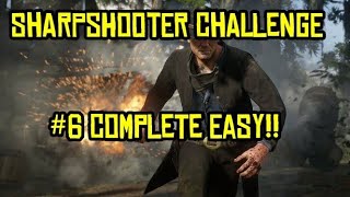 RED DEAD REDEMPTION 2 SHARPSHOOTER CHALLENGES 6 COMPLETE EASY WITH THIS TRICKRDR2 TIPS AND TRICKS [upl. by Ofori112]