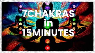 7 Chakras 15 Min very intense exercise daily Mantra Chanting Meditation LAM VAM RAM YAM HAM OM AUM [upl. by Nicoli]