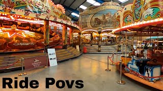 Heritage Fairground Museum amp Ride POVs  Vintage Fairground Rides  Dingles Fairground Museum Devon [upl. by Ilyak239]