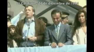 Cristina Kirchner Néstor Kirchner Carlos Menem y Santa Cruz [upl. by Anivas]