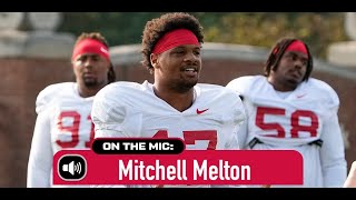 Ohio States Mitchell Melton on entering his fifth season healthy [upl. by Necaj]