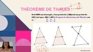 théorème de Thalès et sa réciproque 1ere [upl. by Taran]