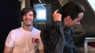 Palma Violets interview  Chilli and Will part 1 [upl. by Watkins]