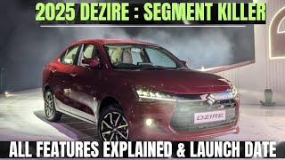 2025 Dezire 4th Gen  All Features Explained Sunroof 🔥 vishalyadavbihar maruti dezire review [upl. by Meris]