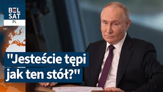 Putin kontra zagraniczni dziennikarze – padły oskarżenia o kłamstwa [upl. by Asena]