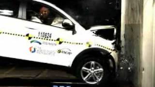 SSANGYONGKORANDO C FRONTAL IMPACT TEST by KNCAP [upl. by Hajidahk]