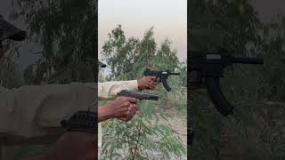 Check out the recoil of 22LR and 30 bore pistol [upl. by Hsevahb530]