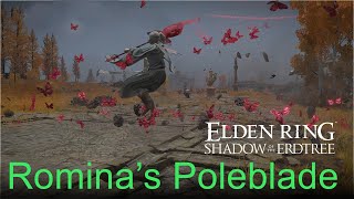 Poleblade of the Bud  Elden Ring DLC boss weapon showcase [upl. by Attenra351]