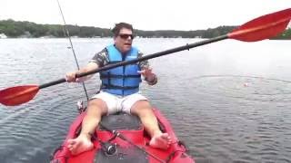 Kayak Fishing with FishHunter Directional 3D amp PRO [upl. by Ernald]