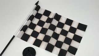 F1 Marshal Table Chequered Flag  Drapeau de table à damier [upl. by Schrader]