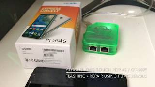 ALCATEL ONE TOUCH POP 4S  OT5095 FLASHING USING FURIOUSGOLD [upl. by Dolph]