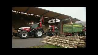 Steyr CVT mit Forstkran in Aktion  Steyr CVT with Forestcrane at Work [upl. by Shishko]