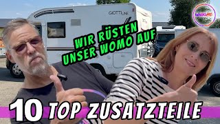 Wohnmobil  10 TOP Zusatzteile  Zubehör [upl. by Methuselah]