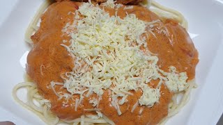 Filipino Sweet Style Spaghetti Creamy [upl. by Hekker]